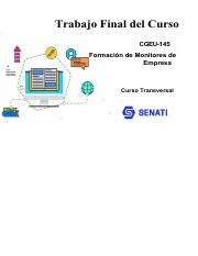 Scfull Trabajofinal Monitores Pdf Trabajo Final Del Curso CGEU