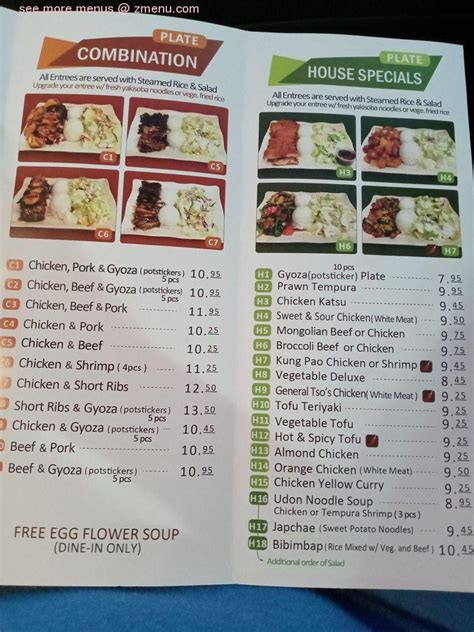Menu At Ichi Teriyaki 21 Restaurant Happy Valley