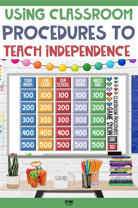 Teach Resourcefulness And Independence Through Classroom Procedures Fun In 5th Grade And More In