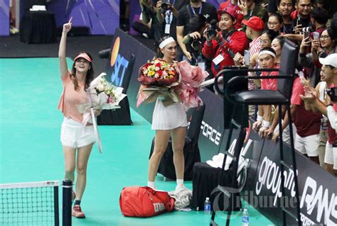 Pertandingan Tenis Rans Sport Party Clash Of Celebrity Foto