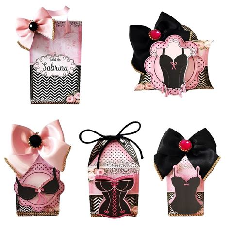 Kit Festa Itens Pegue E Monte Ch De Lingerie Elo