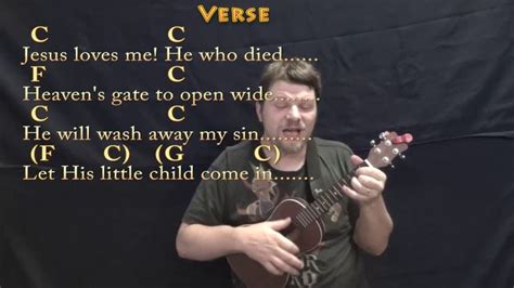 Jesus Loves Me Hymn Ukulele Cover Lesson In C With Chords Lyrics