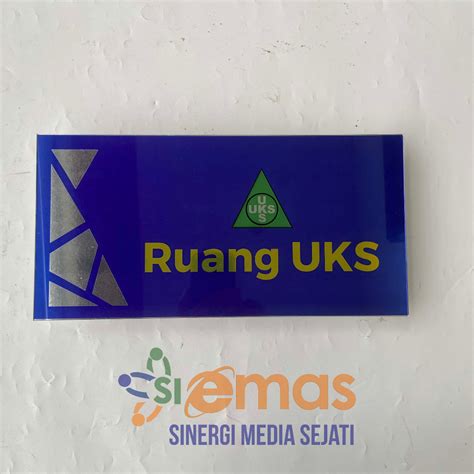 Jual Papan Akrilik Tanda Ruang Uks Akrilik Lambang Uks Tanda Uks