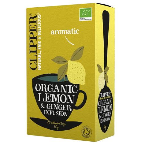 Clipper Organic Lemon And Ginger Infusion 20 Teabags