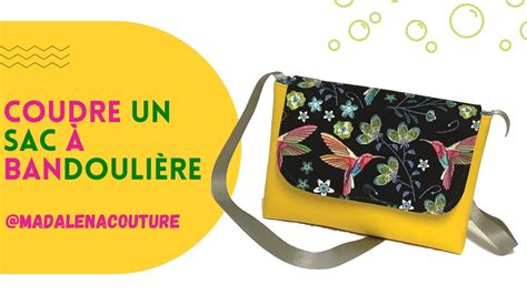 Coudre Un Sac Bandouli Re En Similicuir Tuto Couture Madalena Youtube