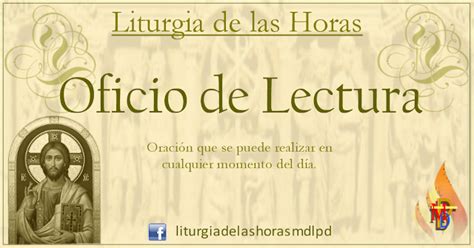 Liturgia De Las Horas Liturgia De Las Horas Oficio De Lectura