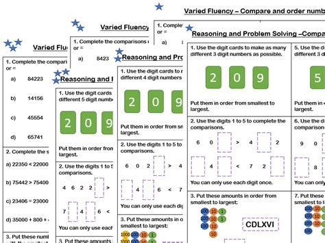 White Rose Maths Year 4 Place Value Compare And Order Numbers Varied Fluency And Problem