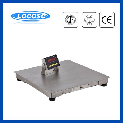 1ton 2ton 3ton Industrial Weighing Digital Floor Scale For Freight