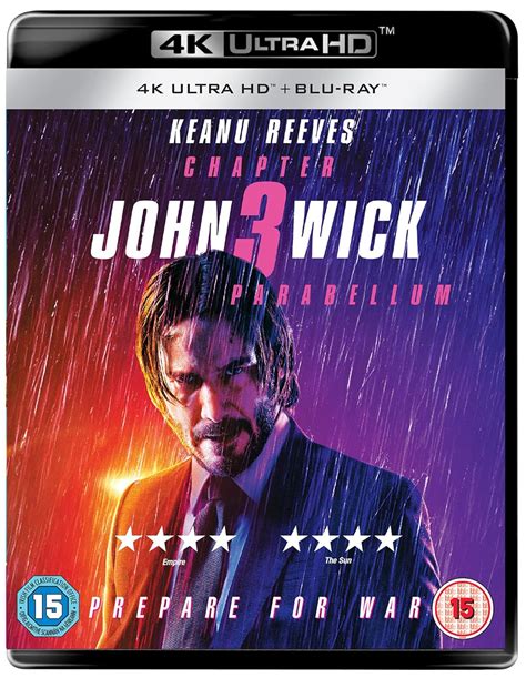 John Wick Chapter 3 Parabellum 4K Ultra HD Blu Ray 2019 Edizione