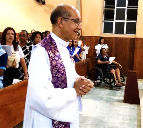 Padre Luiz Augusto Recebido Festividade Na Par Quia Bom Jesus Dos