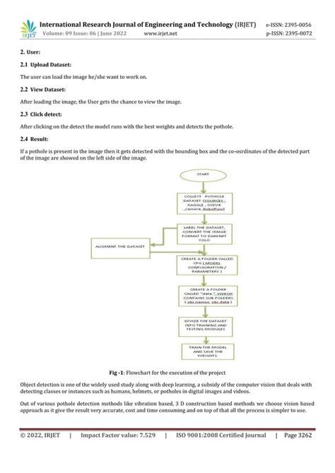 Road Pothole Detection Using Yolov Darknet Pdf