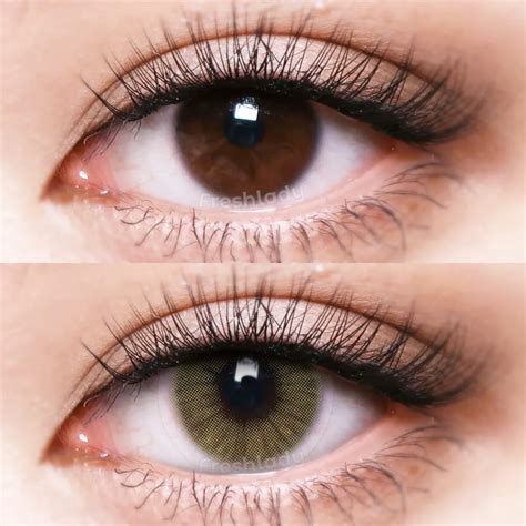 Freshlady Mel Green Coloured Contact Lenses Yearly Coloured Contact