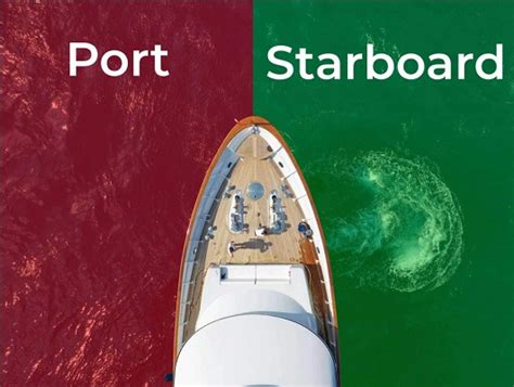 What Is Port And Starboard And Main Parts Of A Vessel