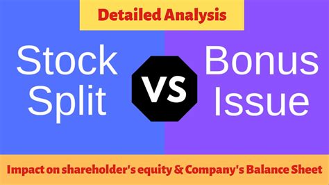 Difference Between Bonus Share And Split Impact On Shareholder S