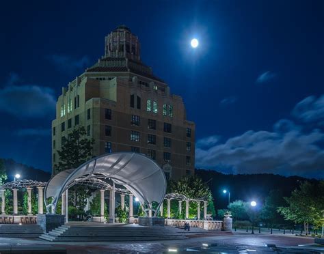 Full Moon Over City Hall City Hall Vision Photography City