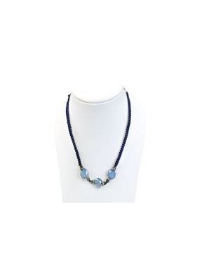 Collar Trenzado Azul Mic Mac Creaciones Sl