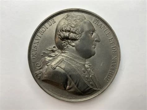 MEDAILLE EN ETAIN Serie Des Rois De France Graveur Caque Louis Xvi EUR