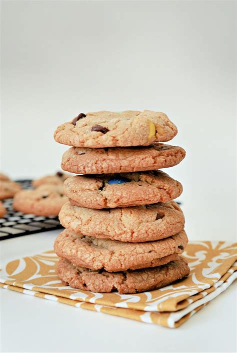 Crispy Chewy Chocolate Chip Mandms Cookies Recipe Indelight