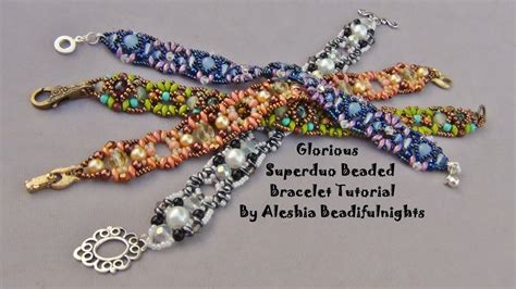 Glorious Superduo Beaded Bracelet Tutorial Youtube