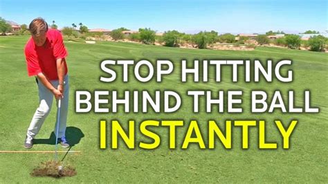 Getting Rid Of Fat Shots How To Stop Hitting Behind The Golf Ball