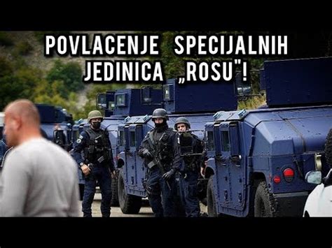 POVLAČENJE SPECIJALNIH JEDINICA ROSU SA ADMINISTRATIVNE LINIJE KOSOVA