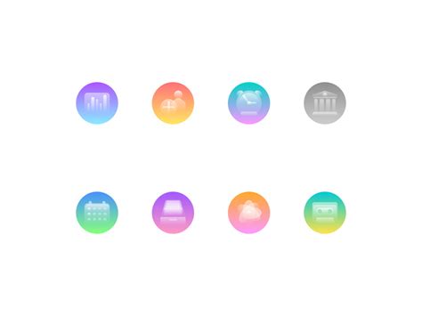 16 Glassy Icons Pack Free Figma Resources Download Sketch Resource