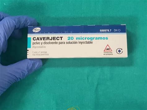 Cómo se prepara una dosis de Caverject