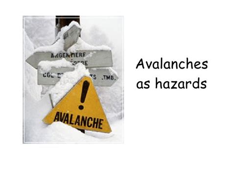 Physical Causes Lesson 3 Avalanche