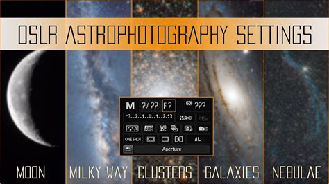 Moon Photography Settings Cheat Sheet