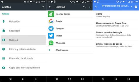 Cómo cambiar la cuenta predeterminada de Google en Android