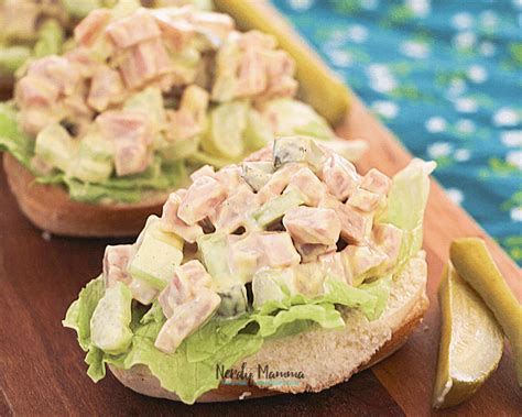 Ham Salad Recipe Cheap Ham Recipe Nerdy Mamma