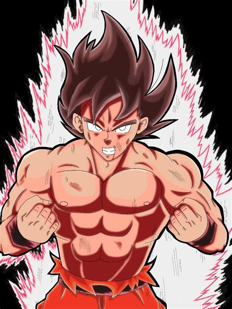 Goku Kaioken by SSJ2Lightning on DeviantArt