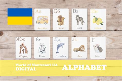 PRINTABLE UKRAINIAN ALPHABET Cards for Home Studying - Etsy