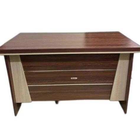 Rectangular Office Wooden Reception Table With Storage At Rs 22500 In