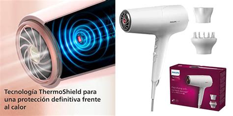 Chollo Secador De Pelo Philips Serie 5000 De 2300w Con Concentrador Y