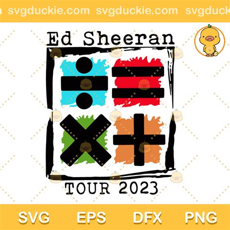 Ed Sheeran Music Tour 2023 SVG Ed Sheeran Mathematics