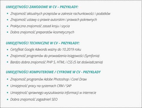 Umiejętności W Cv Co Warto Wpisać 5 Wskazówek