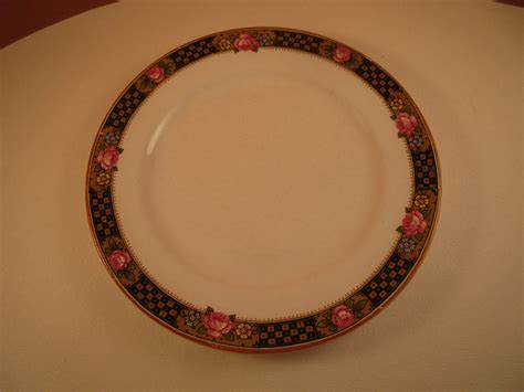 Vintage Knowles Taylor China Rose Band Bread Plate Ebay