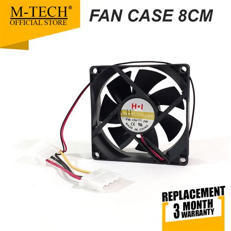 M Tech Original Fan Case Cm Hitam Kipas Casing Cpu Lazada Indonesia