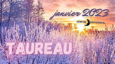 Taureau Janvier Guidance G N Rale Sentimentale Youtube