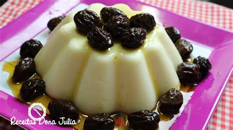 MANJAR DE COCO AMEIXAS Receitas Dona Julia