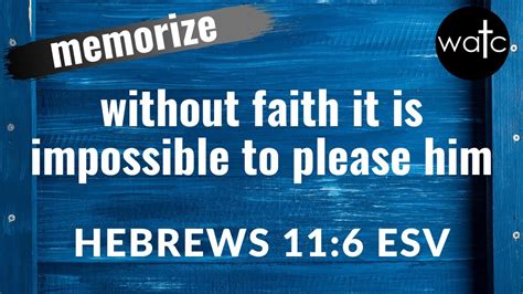 Hebrews 11 6 Esv Faith God Reward Seek Read Recite Memorize