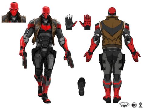 Red Hood Titan Suit Artwork Gotham Knights Art Gallery