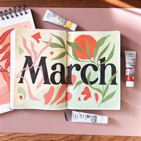 40 Best March Monthly Cover Ideas For Bullet Journals