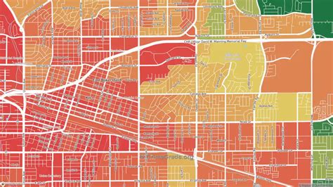 The Safest And Most Dangerous Places In Hillcrest Bakersfield Bakersfield Ca Crime Maps And