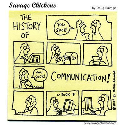 Josh Cranna's Discovery Project Blog: Funny Communication History Comic