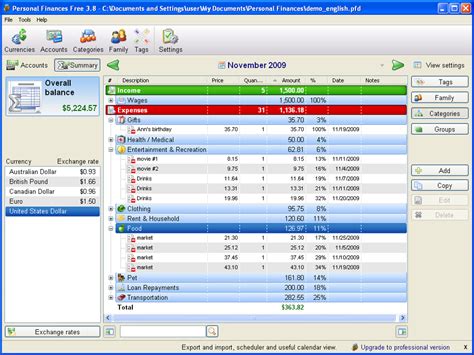 personal finances