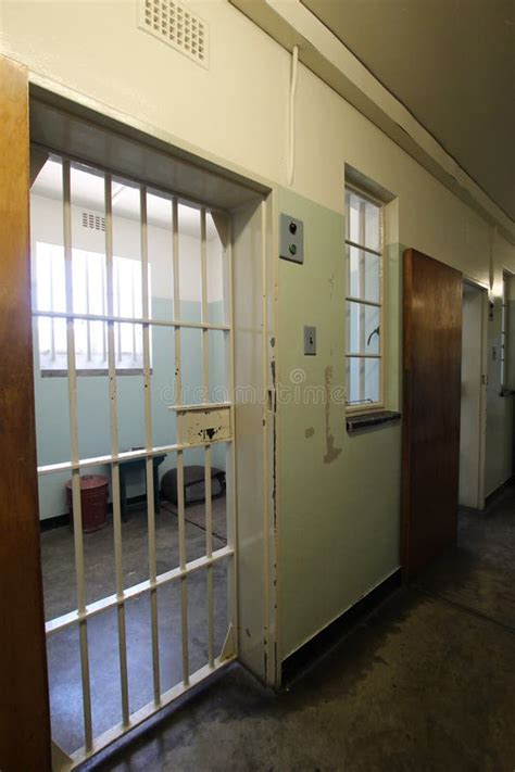 The Cell Occupied By Nelson Mandela In The Former Prison On Robben