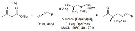 Enantioselective Terminal Addition To Allenes By Dual Chiral Primary