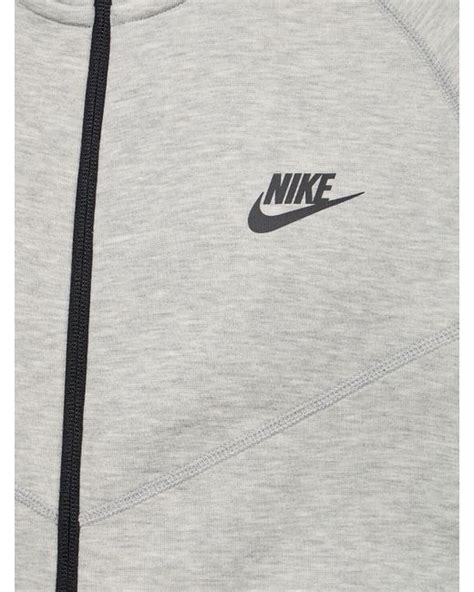 Nike Windrunner Tech Fleece Full Zip Hoodie In Grey For Men Lyst Uk